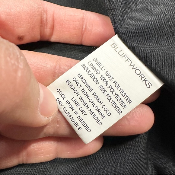 Bluffworks Men’s Horizon Quilted Vest Full Zip High Neck Travel in Black M - Picture 10 of 13